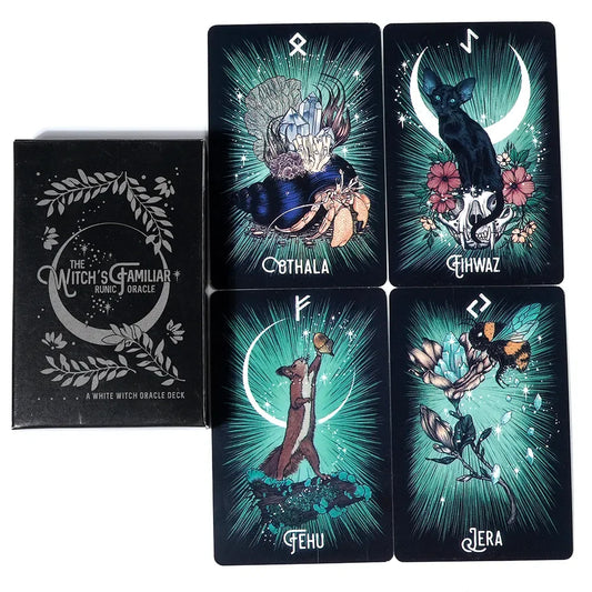 Witch Familiar Runic Oracle 24 Cards
