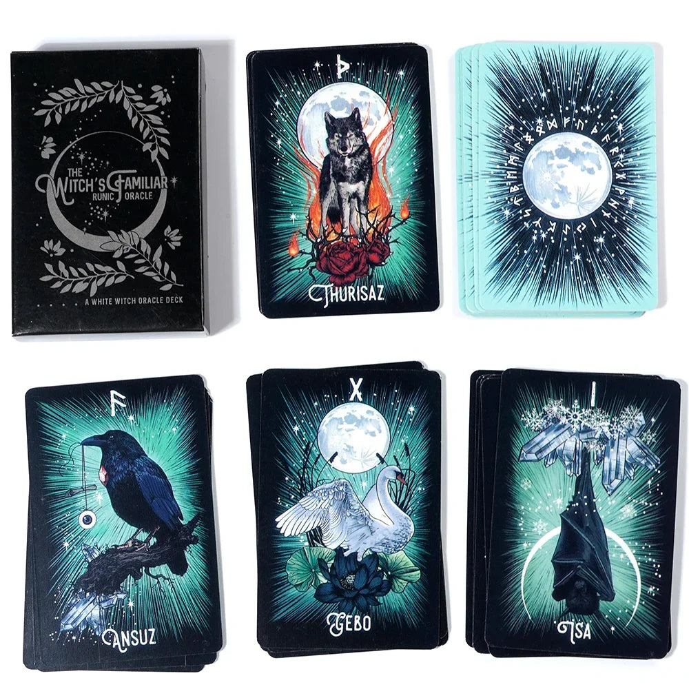 Witch Familiar Runic Oracle 24 Cards