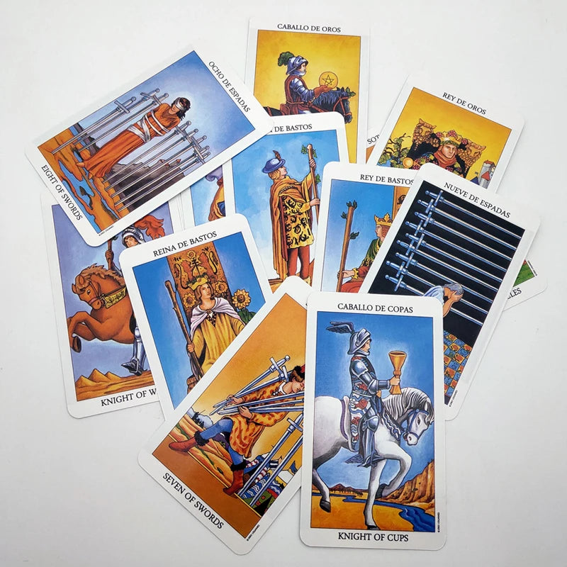 Spanish English Classic Tarot 78 Cards and other Deck Cards