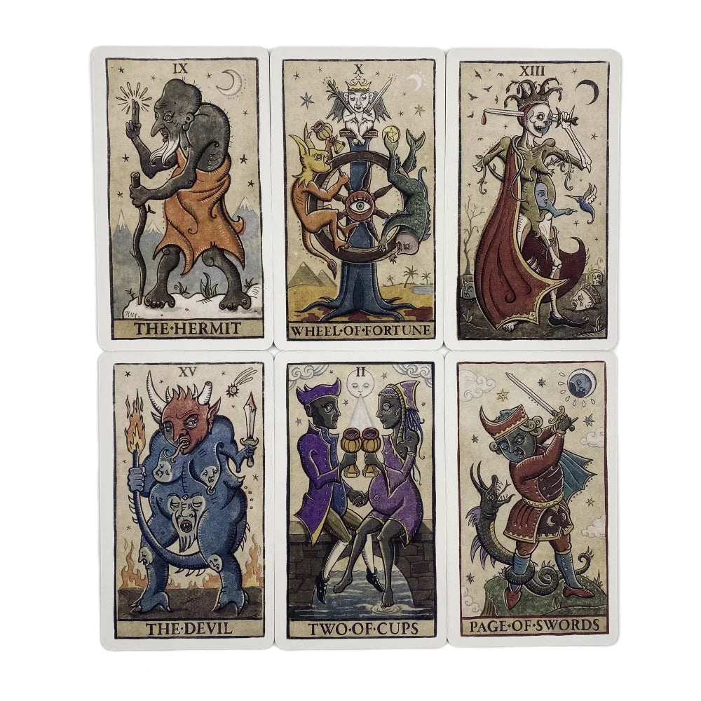 Moon Tarot Della Luna Deck Cards Oracle 89 Card