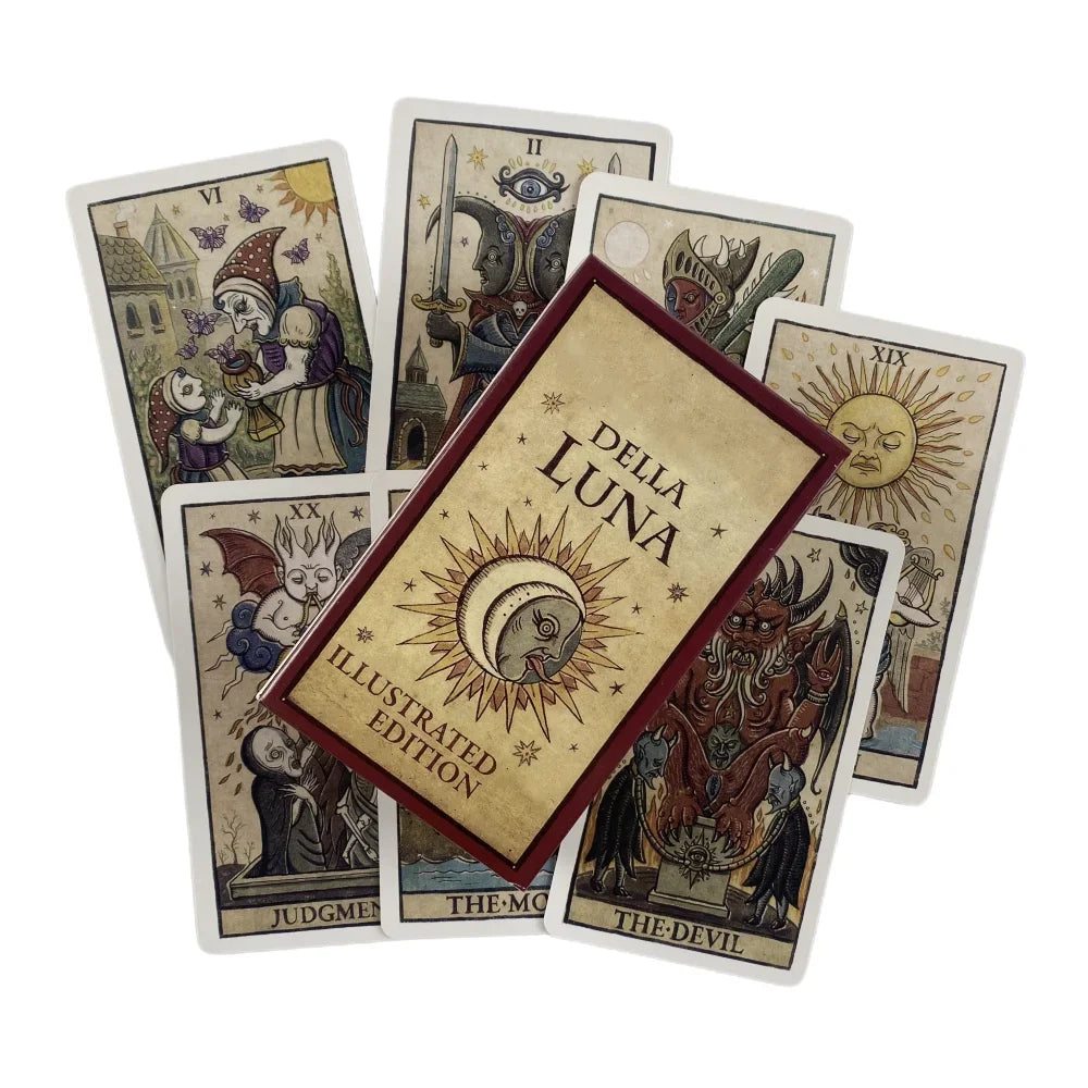 Moon Tarot Della Luna Deck Cards Oracle 89 Card