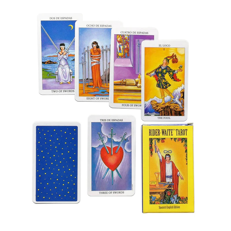 Spanish English Classic Tarot 78 Cards and other Deck Cards