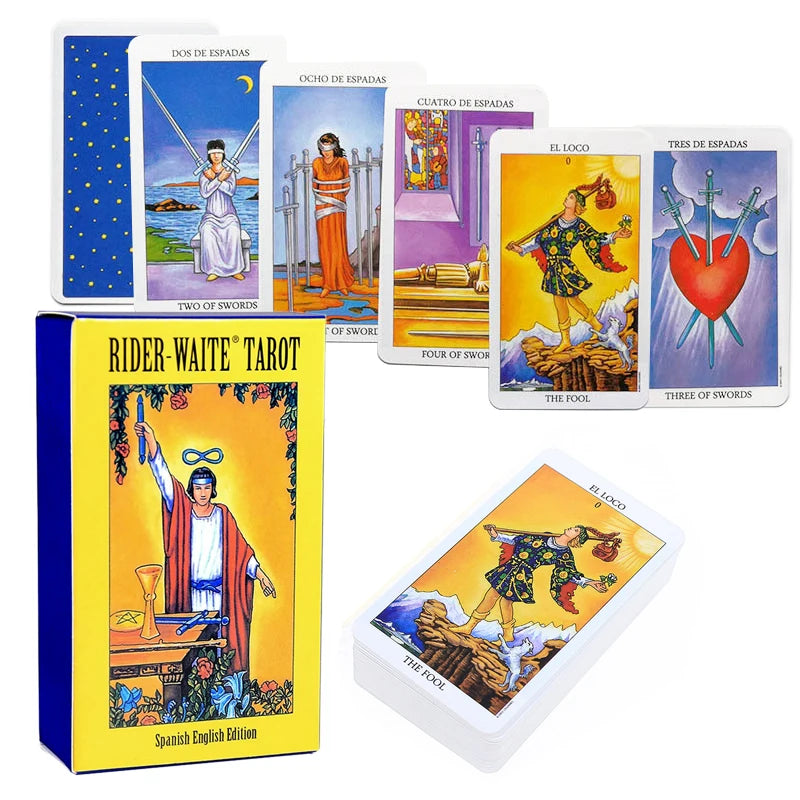 Spanish English Classic Tarot 78 Cards and other Deck Cards