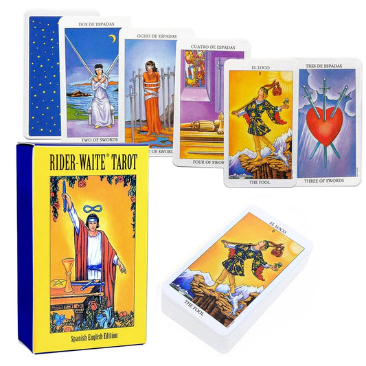 Spanish English Classic Tarot 78 Cards and other Deck Cards
