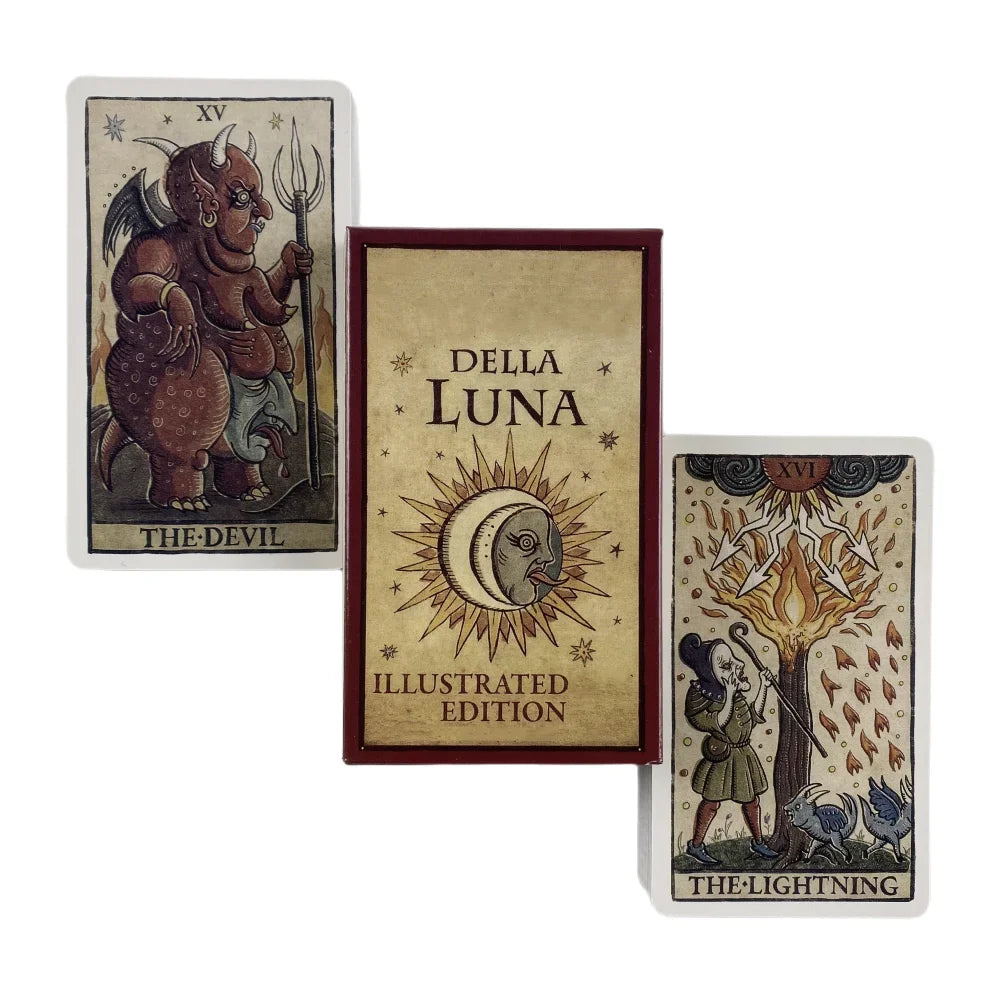 Moon Tarot Della Luna Deck Cards Oracle 89 Card